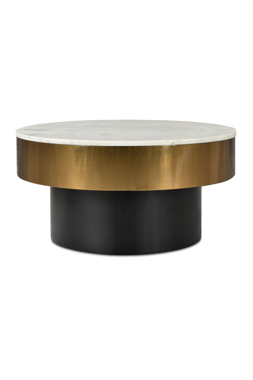   Modern European furniture - Gold Rimmed Marble Coffee Table - www.oroa.com | Oroa.com
