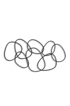   Modern European furniture - Interlocking Bronze Ring Wall Decor - www.oroa.com | Oroa.com