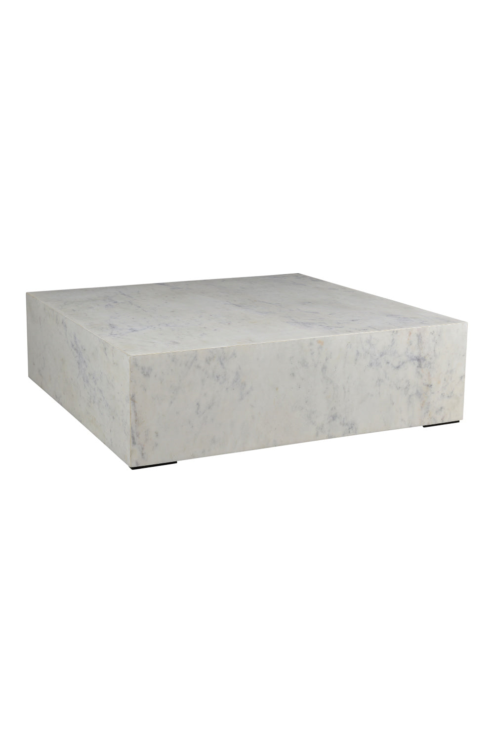   Modern European furniture - Square White Marble Coffee Table - www.oroa.com | Oroa.com