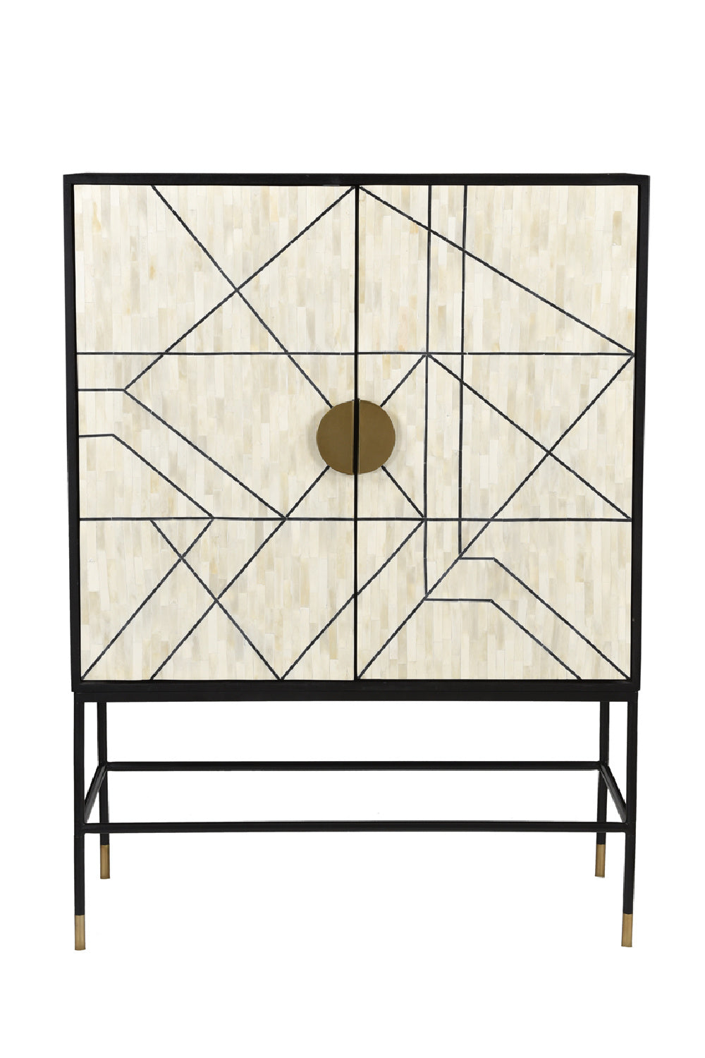   Modern European furniture - Cream 2-Door Cabinet - www.oroa.com | Oroa.com