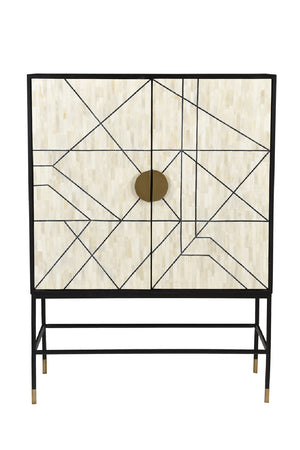   Modern European furniture - Cream 2-Door Cabinet - www.oroa.com | Oroa.com