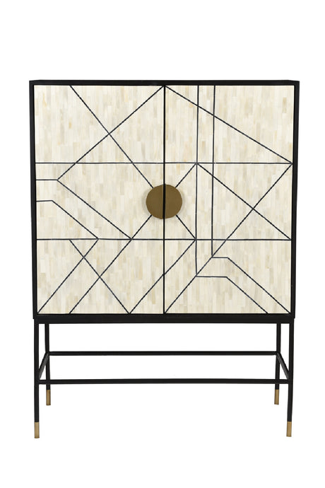   Modern European furniture - Cream 2-Door Cabinet - www.oroa.com | Oroa.com