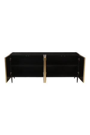   Modern European furniture - Antique Brass 2-Door Sideboard - www.oroa.com | Oroa.com