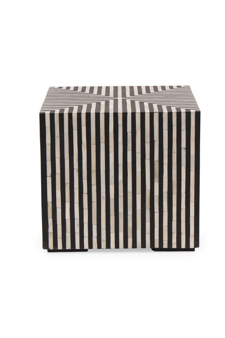   Modern European furniture - Black & White Bone Side Table - www.oroa.com | Oroa.com