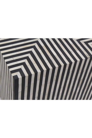   Modern European furniture - Black & White Bone Side Table - www.oroa.com | Oroa.com