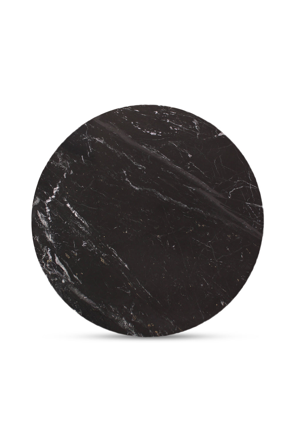   Modern European furniture - Black Marble Round Coffee Table - www.oroa.com | Oroa.com