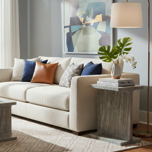   Modern European furniture - Marble I-Beam Accent Table - www.oroa.com | Oroa.com