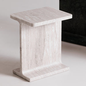   Modern European furniture - Marble I-Beam Accent Table - www.oroa.com | Oroa.com