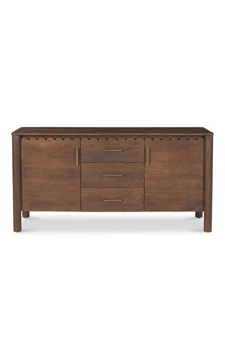   Modern European furniture - Scalloped Edge 3-Drawer Sideboard - www.oroa.com | Oroa.com