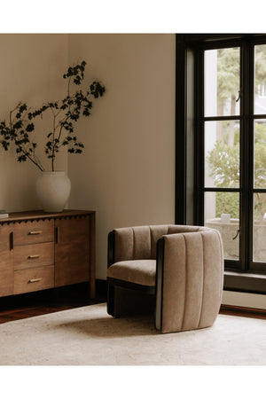   Modern European furniture - Scalloped Edge 3-Drawer Sideboard - www.oroa.com | Oroa.com