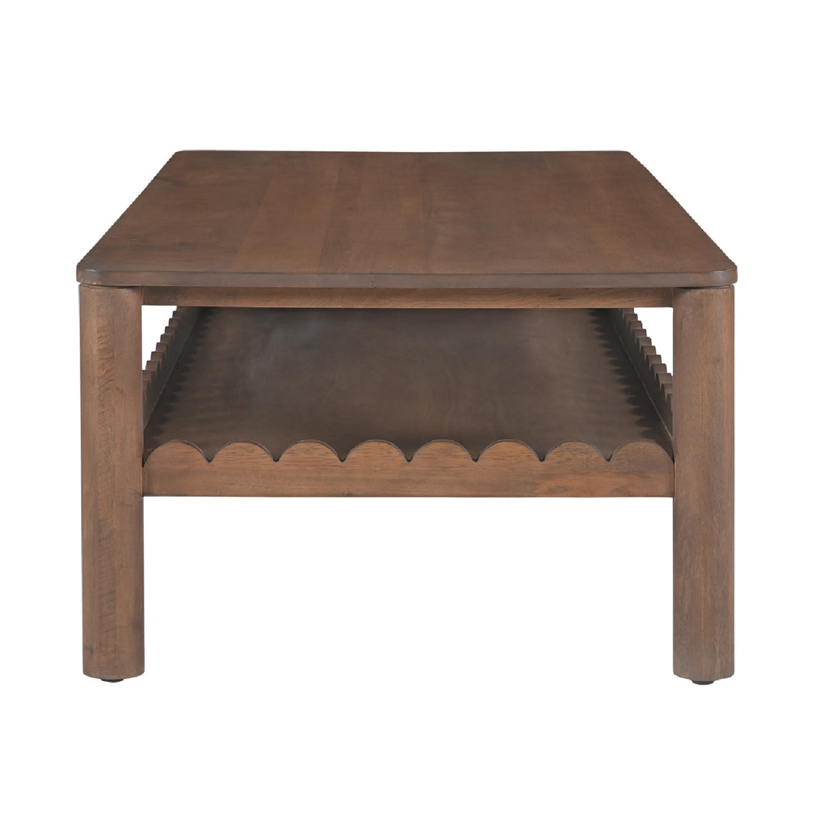   Modern European furniture - Wooden Scalloped Coffee Table - www.oroa.com | Oroa.com