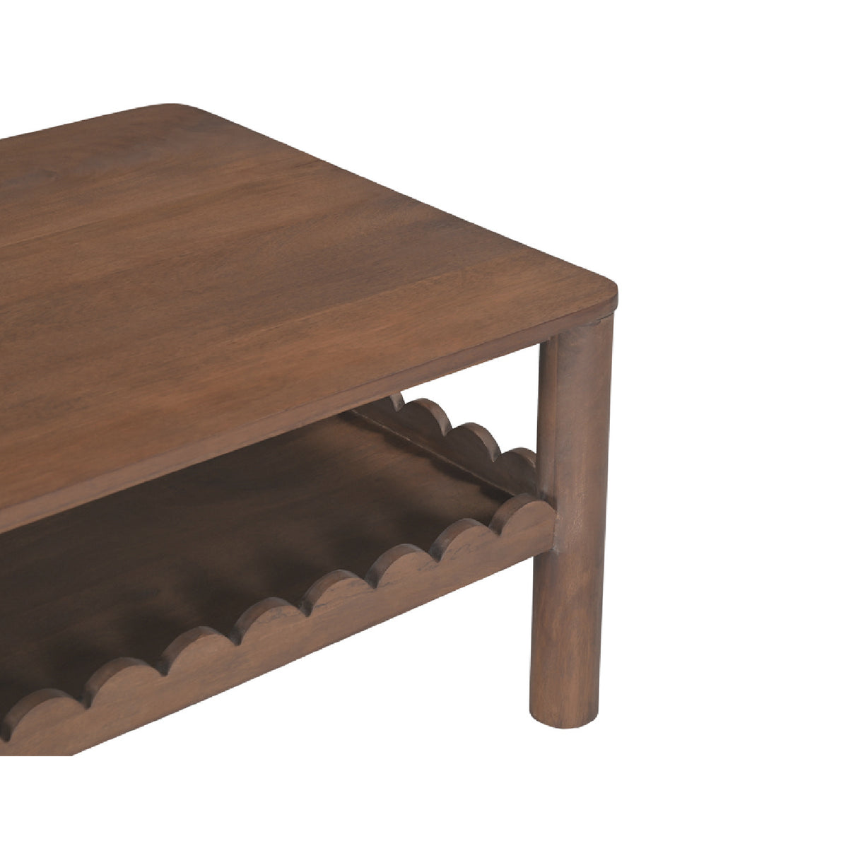   Modern European furniture - Wooden Scalloped Coffee Table - www.oroa.com | Oroa.com