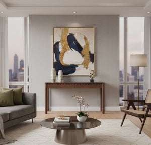   Modern European furniture - Wooden Scalloped 2-Drawer Console Table - www.oroa.com | Oroa.com