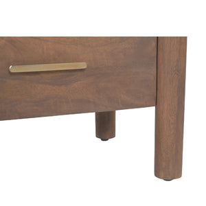   Modern European furniture - Scalloped-Edge 2-Drawer Nightstand - www.oroa.com | Oroa.com