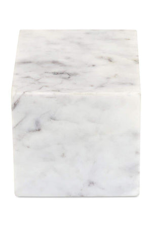   White Marble Cube Tabletop Decor | Oroa.com