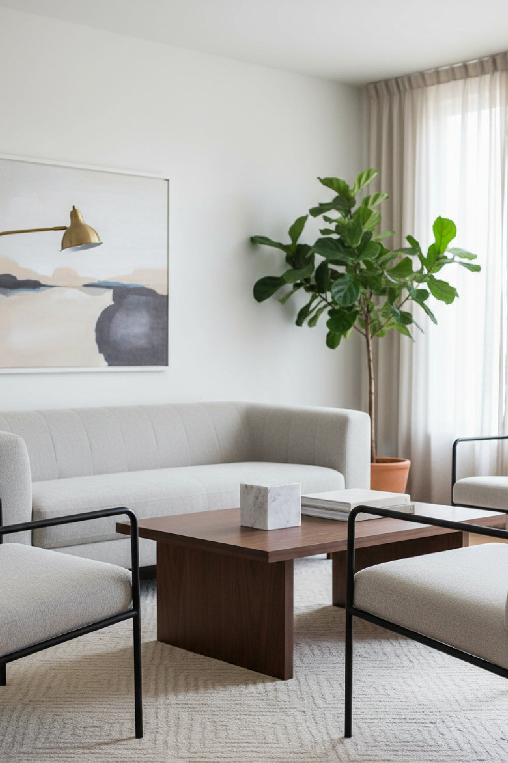   White Marble Cube Tabletop Decor | Oroa.com