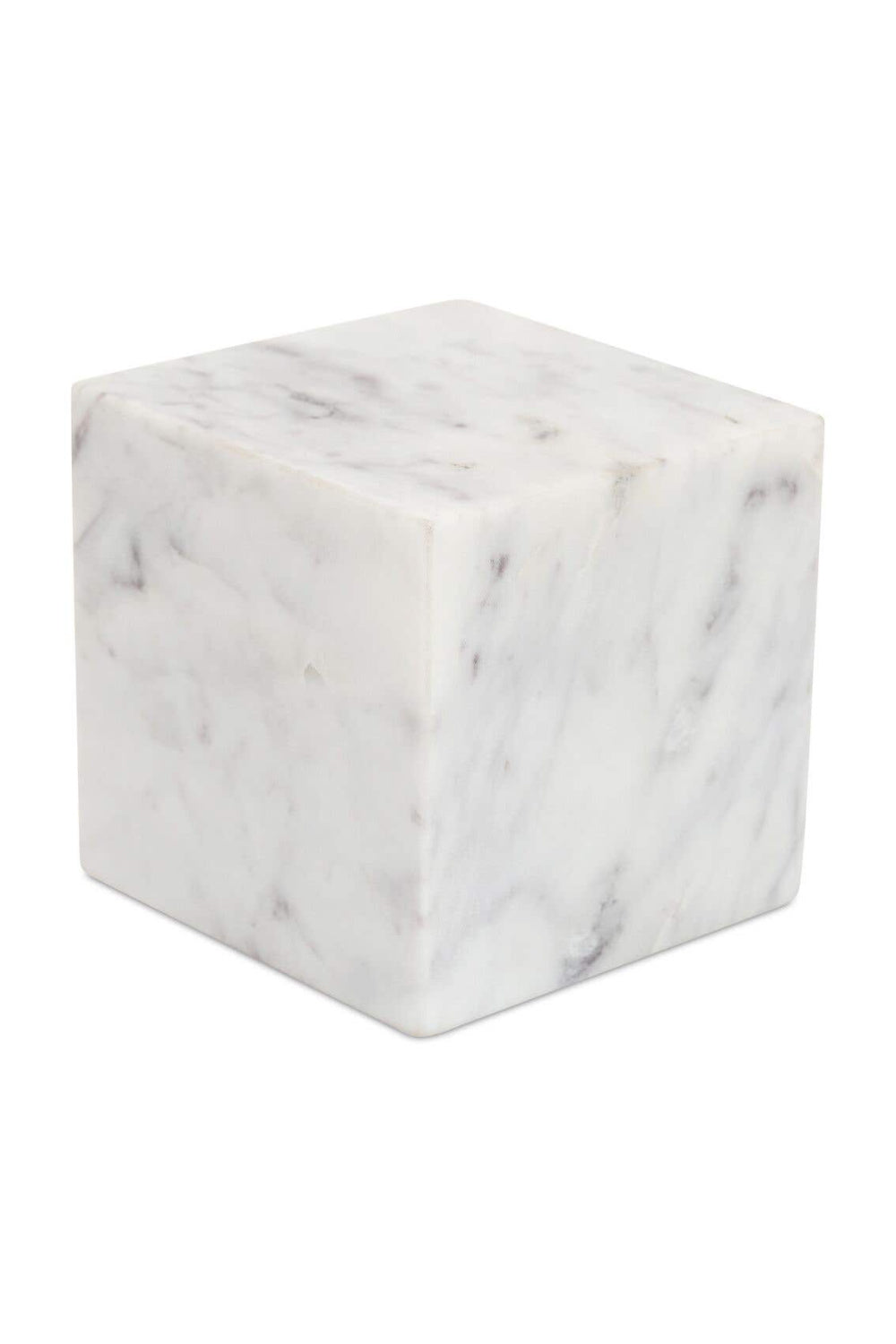   White Marble Cube Tabletop Decor | Oroa.com