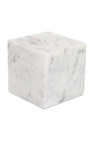   White Marble Cube Tabletop Decor | Oroa.com