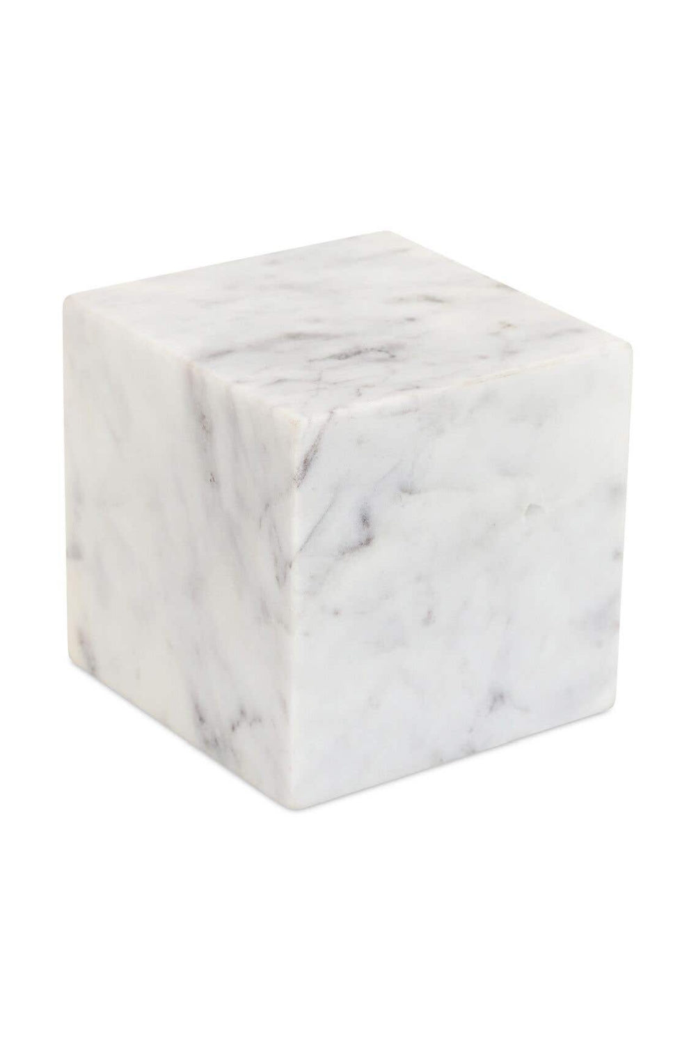   White Marble Cube Tabletop Decor | Oroa.com