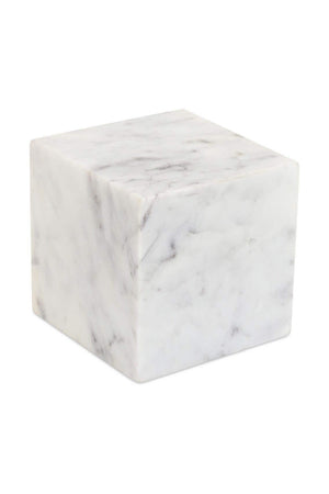   White Marble Cube Tabletop Decor | Oroa.com