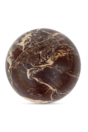   Red Marble Sphere Tabletop Decor | Oroa.com