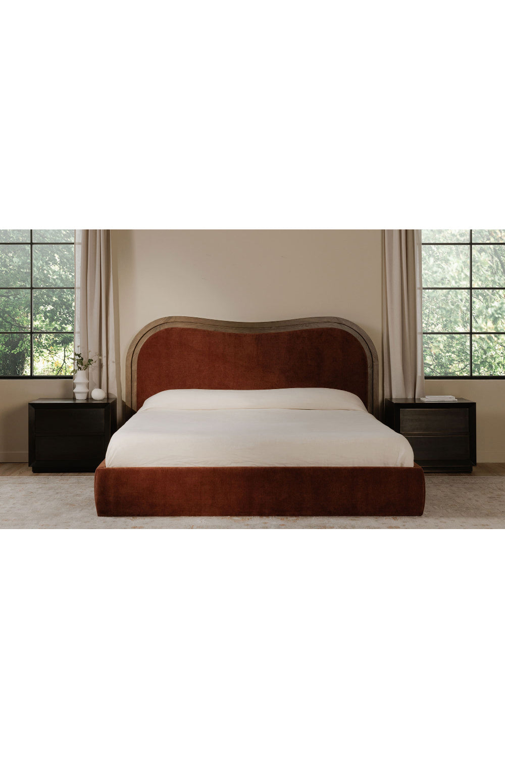   Modern European furniture - Bronze 2-Drawer Nightstand - www.oroa.com | Oroa.com