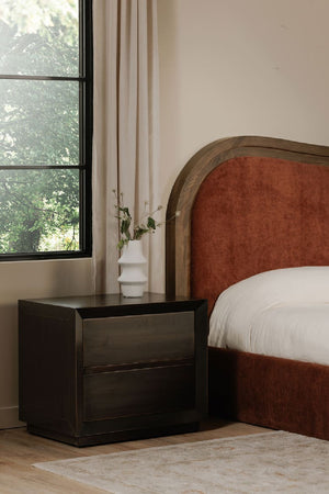   Modern European furniture - Bronze 2-Drawer Nightstand - www.oroa.com | Oroa.com