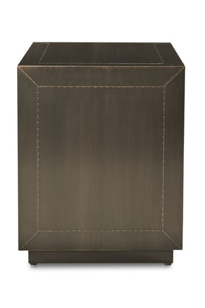   Modern European furniture - Bronze 2-Drawer Nightstand - www.oroa.com | Oroa.com
