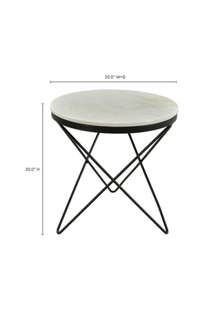  Modern European furniture - Round Marble Side Table - www.oroa.com | Oroa.com