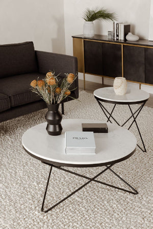   Modern European furniture - White Marble Coffee Table - www.oroa.com | Oroa.com