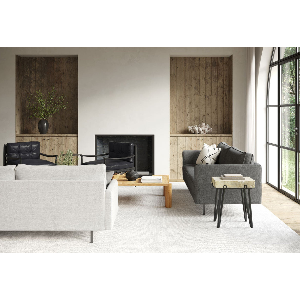   Modern European furniture - Natural Marble Accent Table - www.oroa.com | Oroa.com