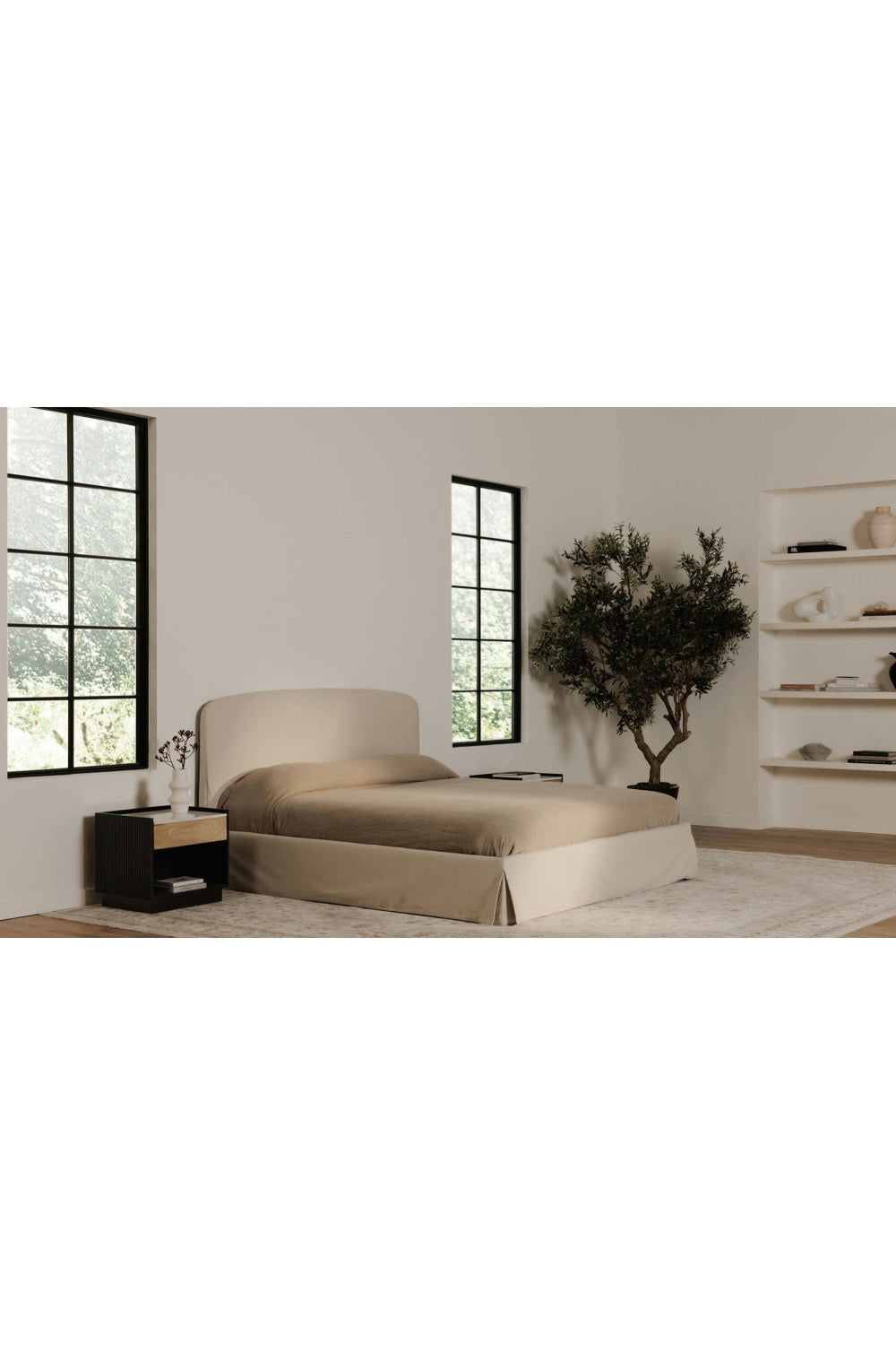   Modern European furniture - Marble Top Black Nightstand - www.oroa.com | Oroa.com