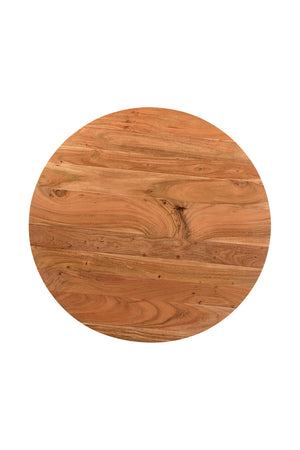   Modern European furniture - Natural Acacia Round Coffee Table - www.oroa.com | Oroa.com