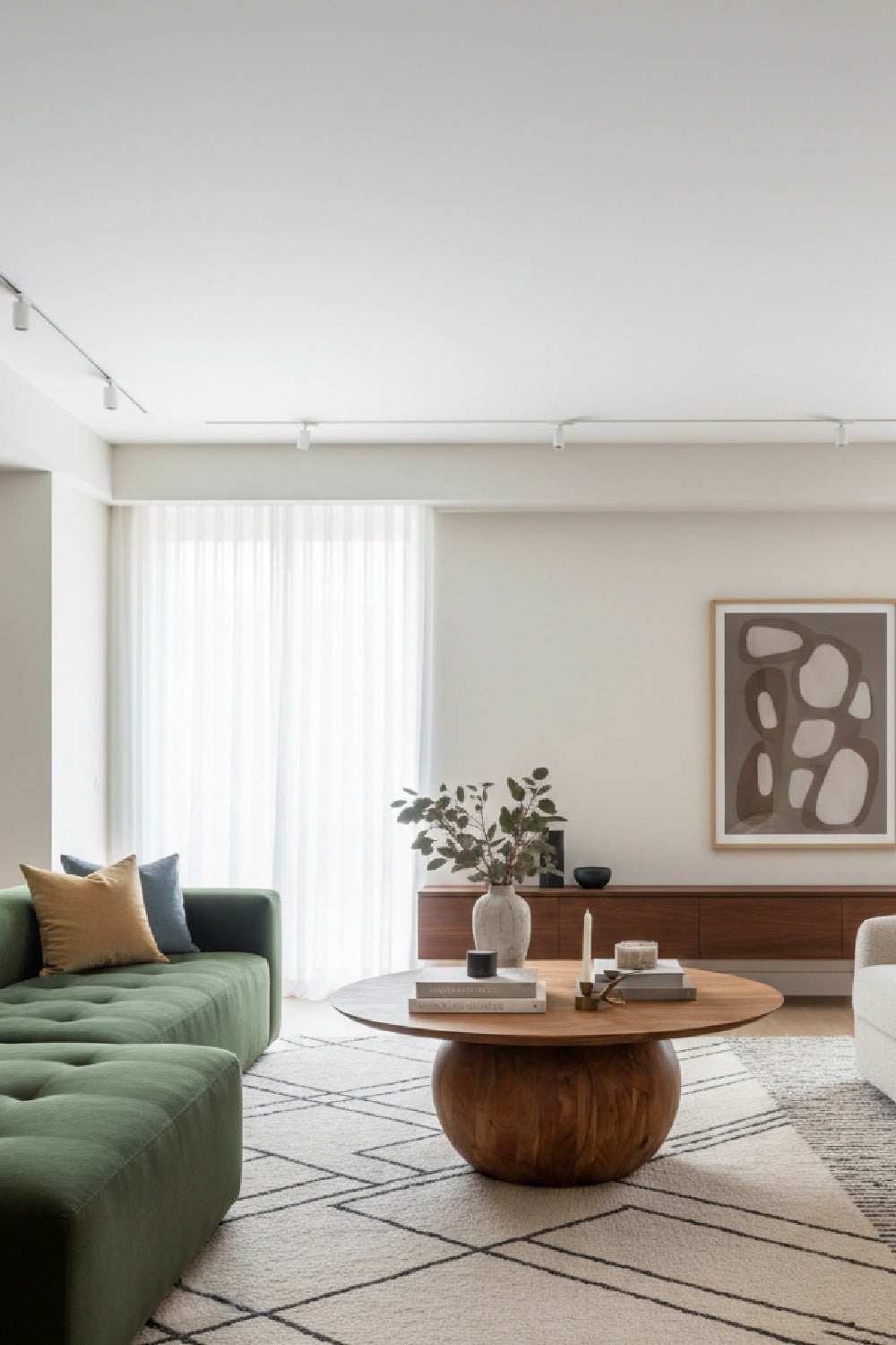   Modern European furniture - Natural Acacia Round Coffee Table - www.oroa.com | Oroa.com