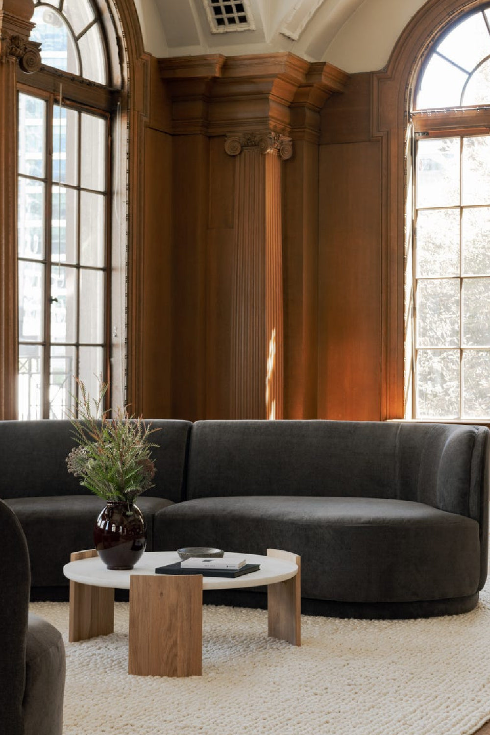  Modern European furniture - White Marble Round Coffee Table - www.oroa.com | Oroa.com