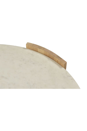   Modern European furniture - White Marble Round Coffee Table - www.oroa.com | Oroa.com