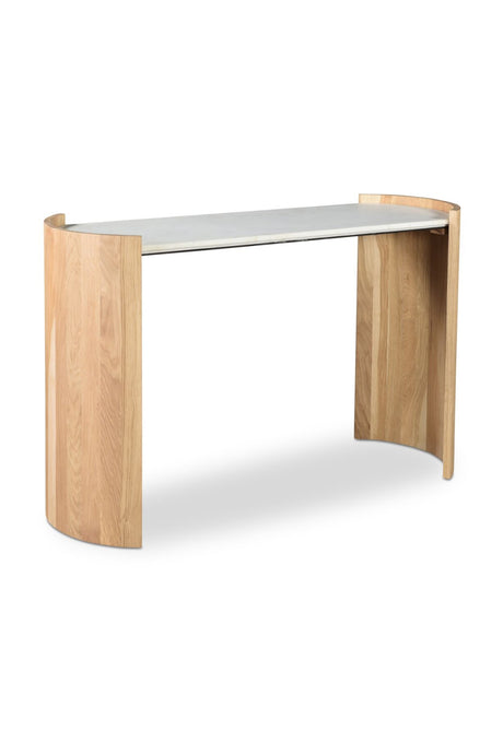   Modern European furniture - White Marble Console Table - www.oroa.com | Oroa.com
