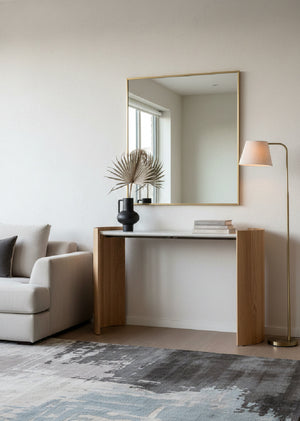   Modern European furniture - White Marble Console Table - www.oroa.com | Oroa.com
