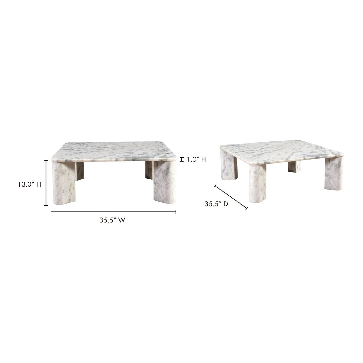   Modern European furniture - Solid Marble Coffee Table - www.oroa.com | Oroa.com