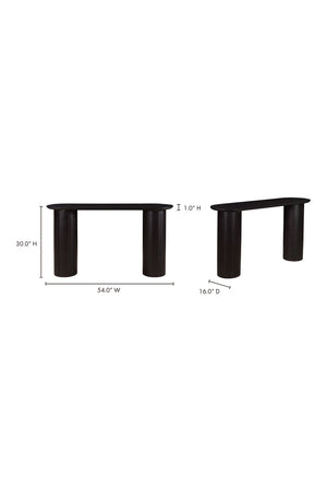   Modern European furniture - Black Acacia Console Table - www.oroa.com | Oroa.com