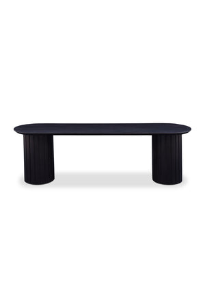   Modern European furniture - Black Acacia Wood Bench - www.oroa.com | Oroa.com