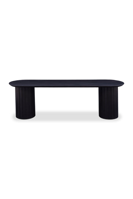  Modern European furniture - Black Acacia Wood Bench - www.oroa.com | Oroa.com