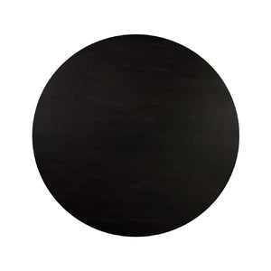   Modern European furniture - Black Acacia Round Dining Table - www.oroa.com | Oroa.com