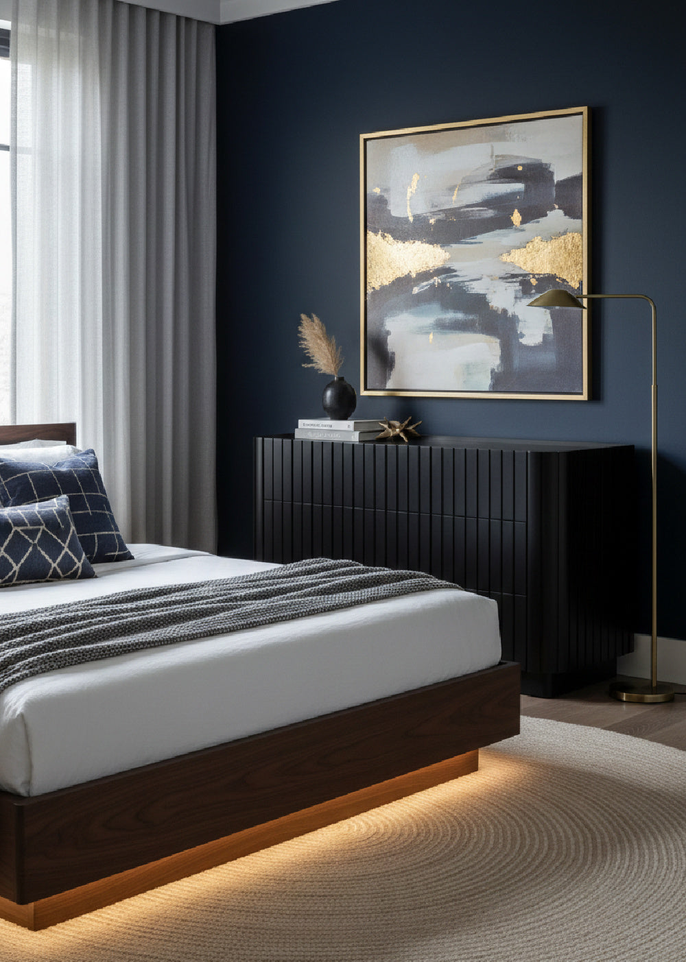   Modern European furniture - Black Acacia 6-Drawer Dresser - www.oroa.com | Oroa.com