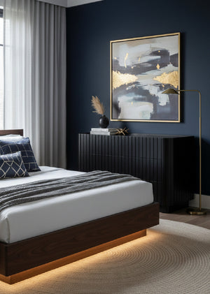   Modern European furniture - Black Acacia 6-Drawer Dresser - www.oroa.com | Oroa.com