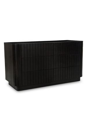   Modern European furniture - Black Acacia 6-Drawer Dresser - www.oroa.com | Oroa.com