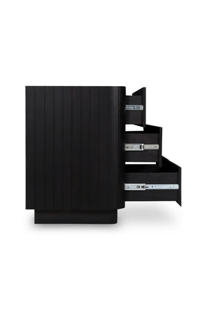   Modern European furniture - Black Acacia 6-Drawer Dresser - www.oroa.com | Oroa.com