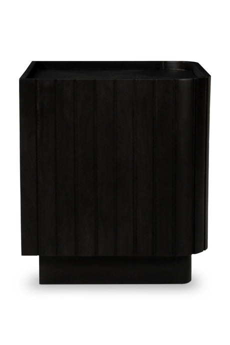   Modern European furniture - Black Acacia 2-Drawer Nightstand - www.oroa.com | Oroa.com