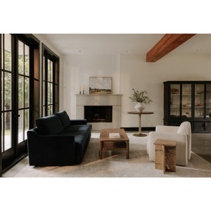   Modern European furniture - Round Scalloped Pedestal Coffee Table - www.oroa.com | Oroa.com