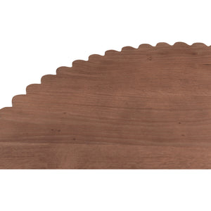   Modern European furniture - Round Scalloped Pedestal Coffee Table - www.oroa.com | Oroa.com
